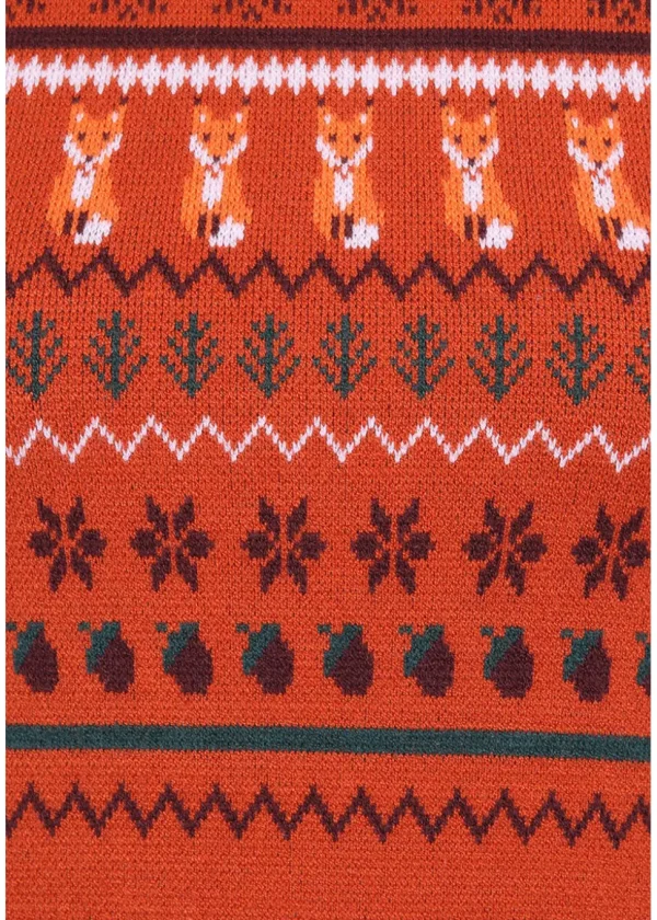 Hell Bunny Vixey 60's Jumper Brown