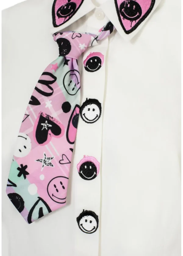 Hell Bunny x Smiley Robbie Blouse Multi Colour