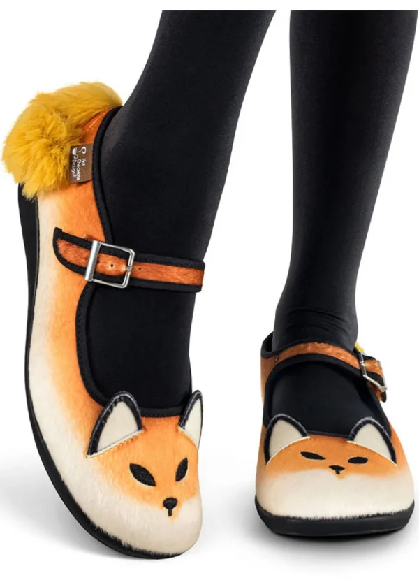 Hot Chocolate Design Fox Ballerina's Brown