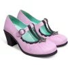Hot Chocolate Design Lily Bat Pumps Pink