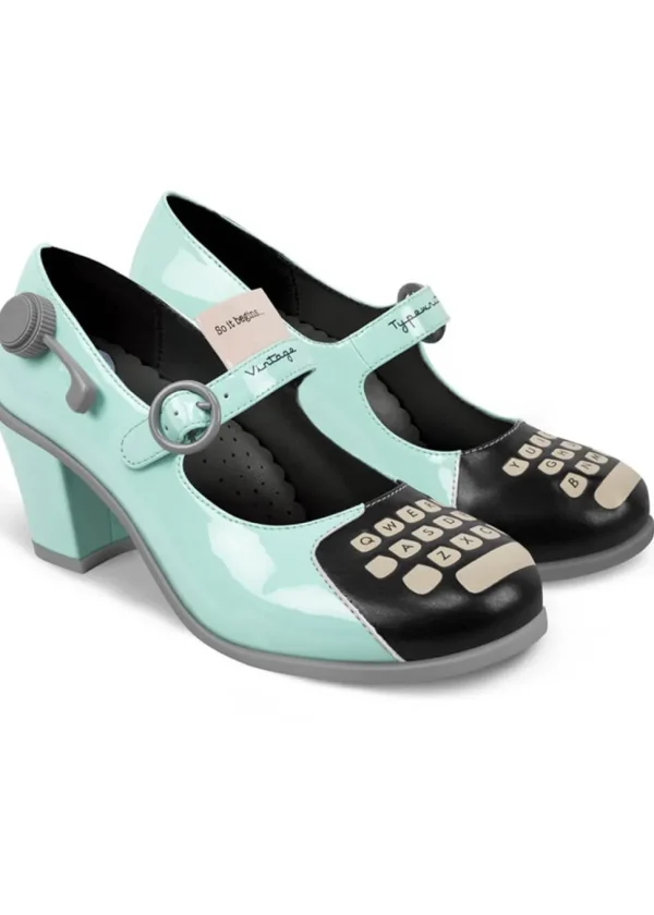 Hot Chocolate Design Typewriter Heels