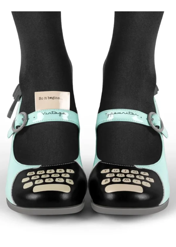 Hot Chocolate Design Typewriter Heels