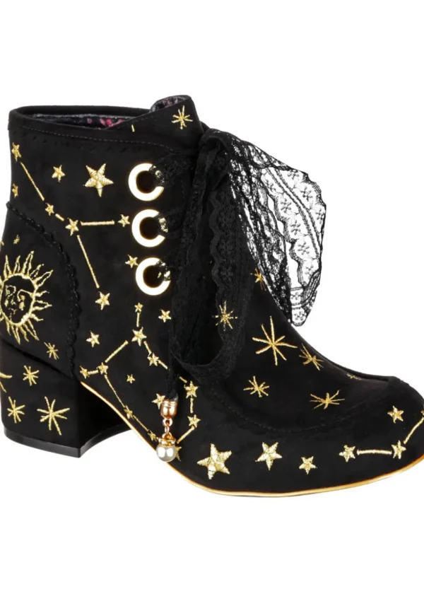 Irregular Choice Alpha Centauri Boots Black