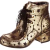 Irregular Choice Alpha Centauri Boots Gold