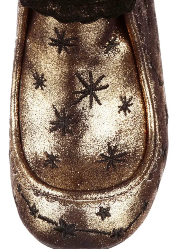 Irregular Choice Alpha Centauri Boots Gold