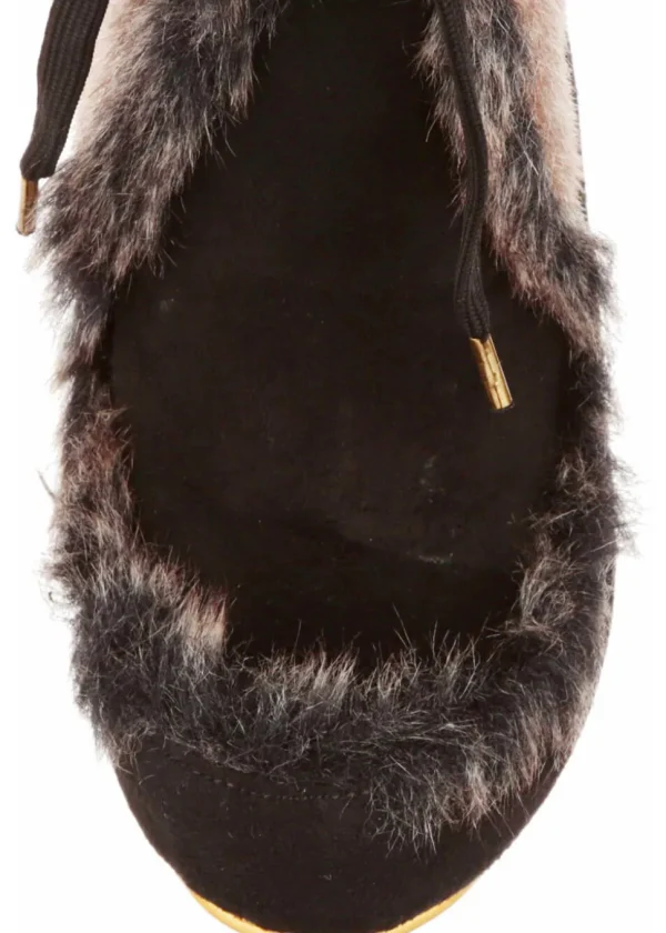 Irregular Choice Apple Turnover Boots Black