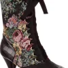 Irregular Choice Bed of Roses Lost Lover 40's Boots Black