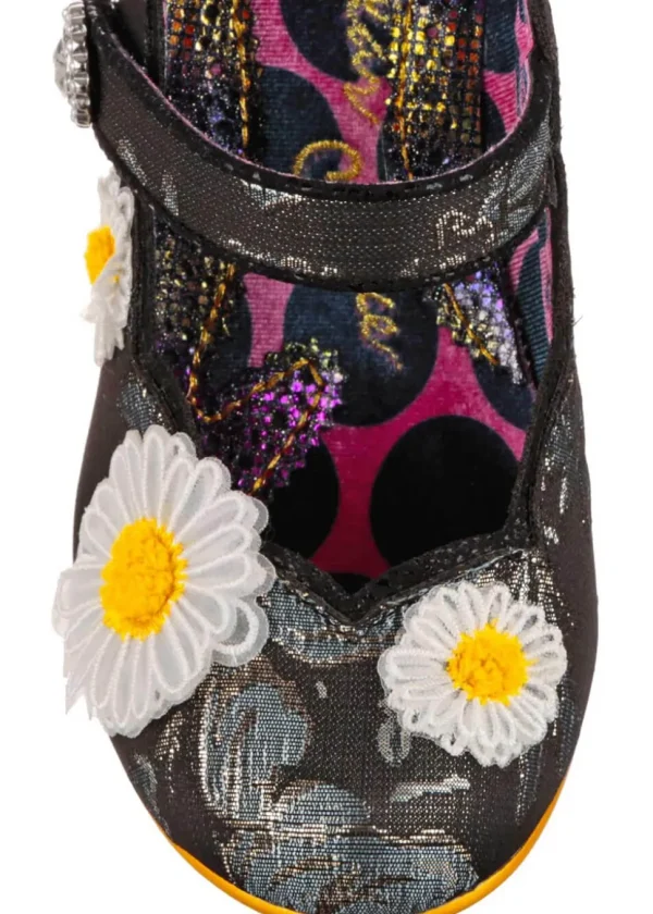 Irregular Choice Daisy Darling 40's Pumps Black