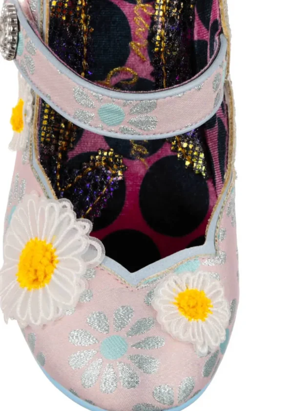 Irregular Choice Daisy Darling 40's Pumps Light Pink