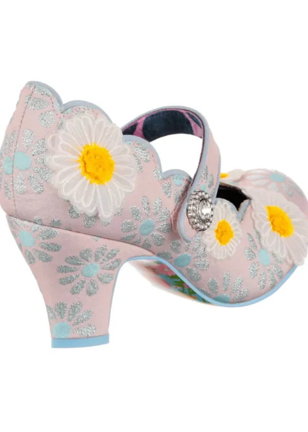 Irregular Choice Daisy Darling 40's Pumps Light Pink