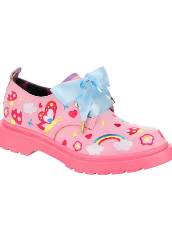 Irregular Choice Dear Diary Shoes Pink