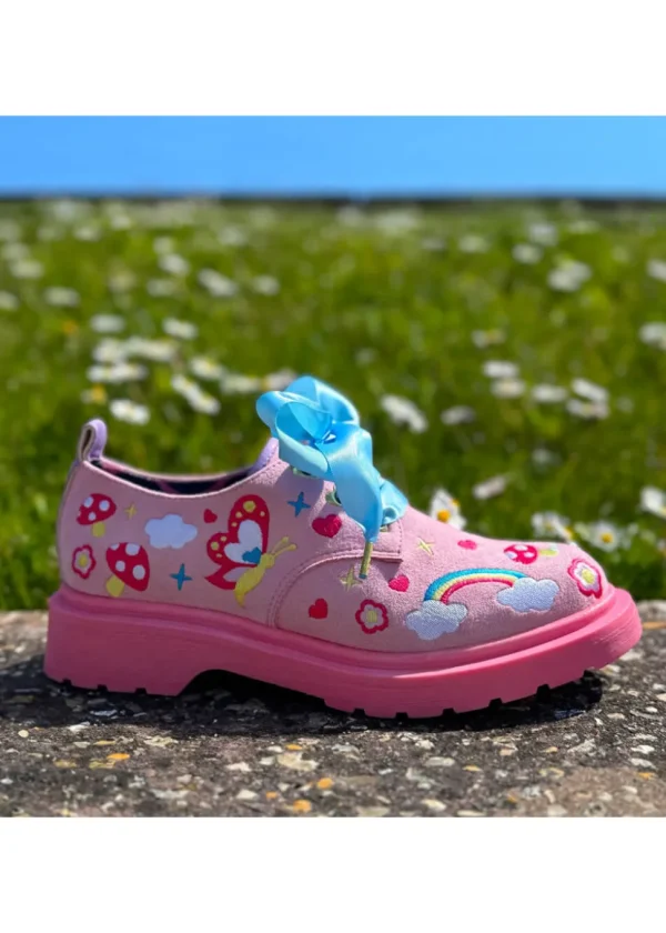 Irregular Choice Dear Diary Shoes Pink