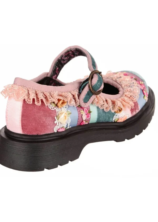 Irregular Choice Lacey Stroll Mary Jane Shoes Blue