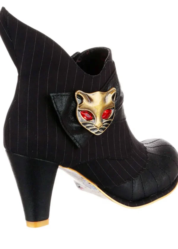 Irregular Choice Miaow Cat Boots Black