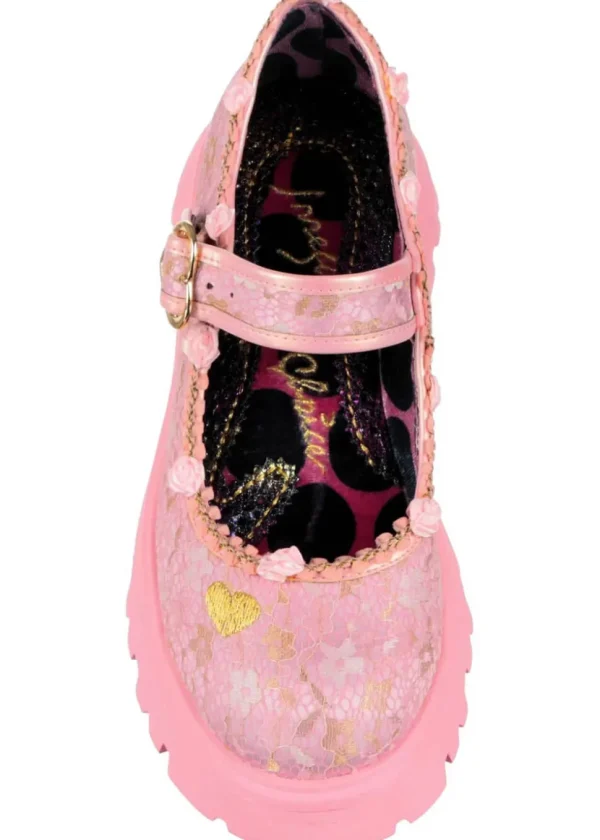 Irregular Choice Sweet Surprise Mary Janes Pink