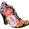 Irregular Choice Wildflower Wander Floral 50's Pumps Black
