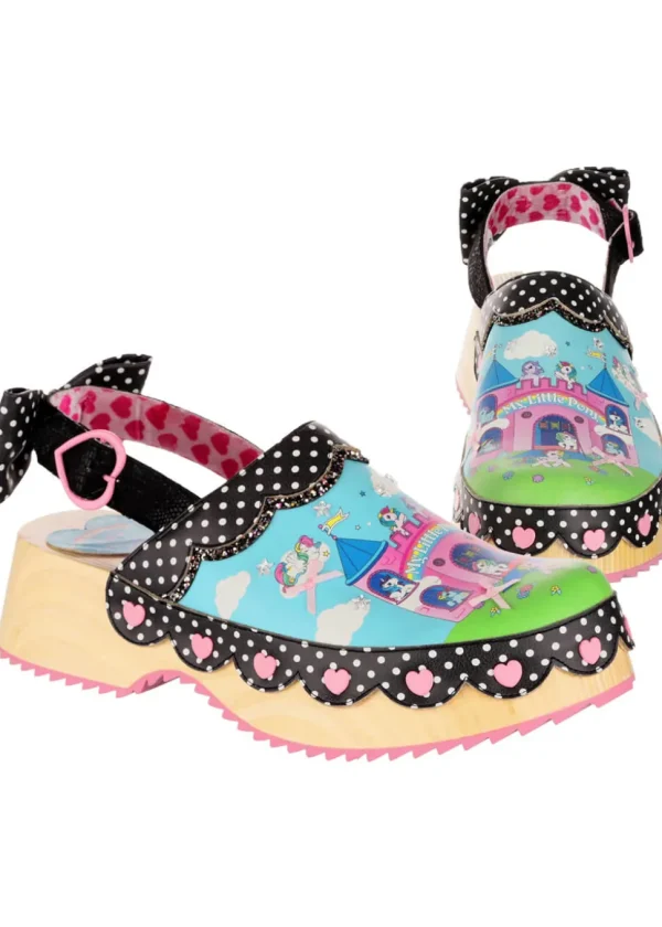 Irregular Choice x My Little Pony Pony Palace Clogs Blue
