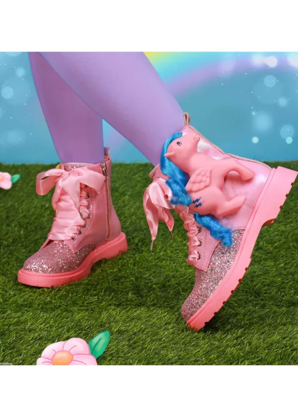 Irregular Choice x My Little Pony Friends Forever Lace-up Boots Pink