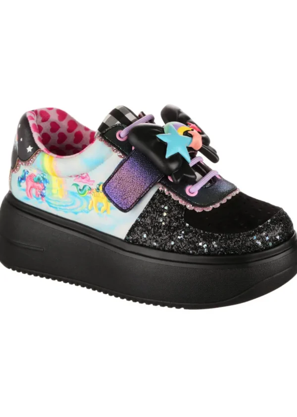 Irregular Choice x My Little Pony Rainbow Of Light Sneakers Black