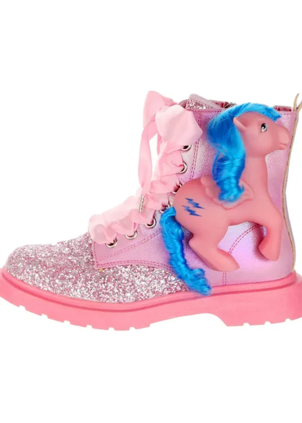 Irregular Choice x My Little Pony Friends Forever Lace-up Boots Pink