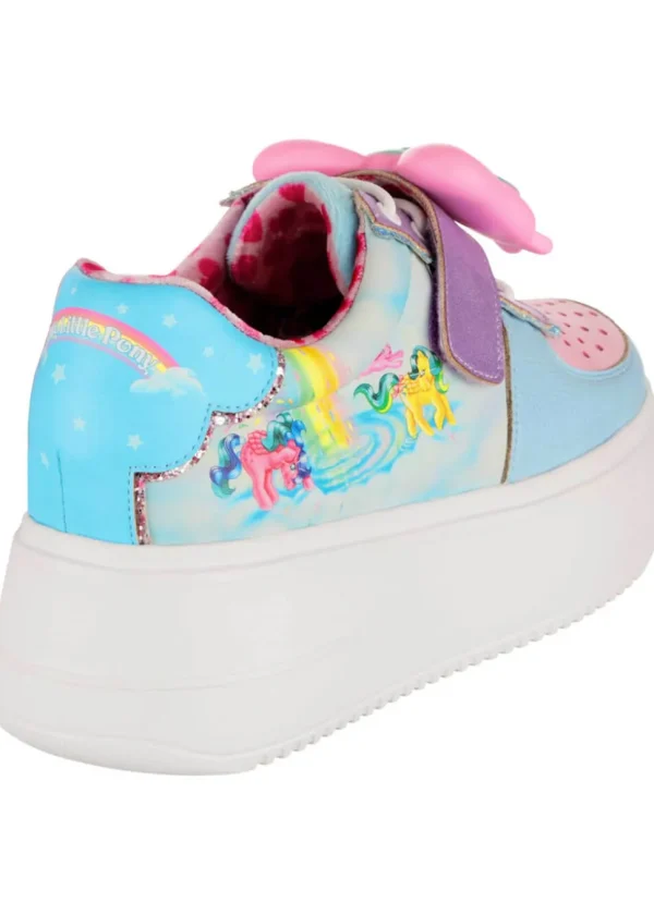 Irregular Choice x My Little Pony Rainbow Of Light Sneakers Light Blue