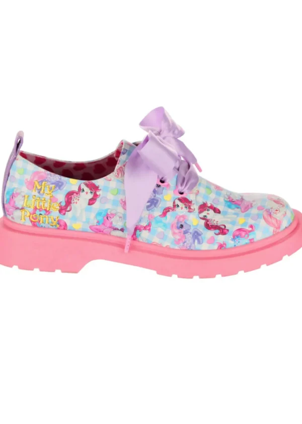 Irregular Choice x My Little Pony Rad Magic Lace-up Shoes Blue Pink