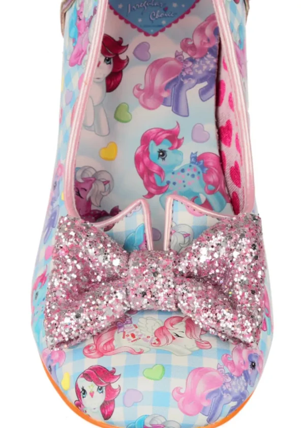 Irregular Choice x My Little Pony Sparkle Heart Pumps Blue