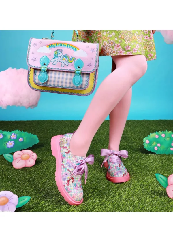 Irregular Choice x My Little Pony Rad Magic Lace-up Shoes Blue Pink