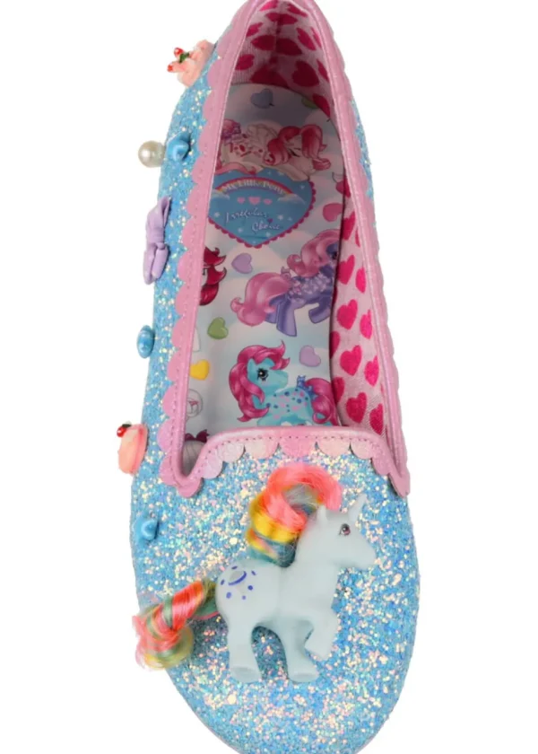 Irregular Choice x My Little Pony Playful Ponies Ballerinas Blue