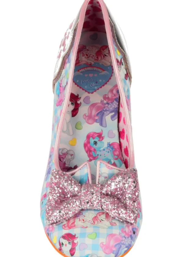 Irregular Choice x My Little Pony Sparkle Heart Pumps Blue