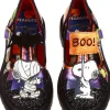 Irregular Choice x Peanuts Don’t Scare Me Mary Jane Shoes Black