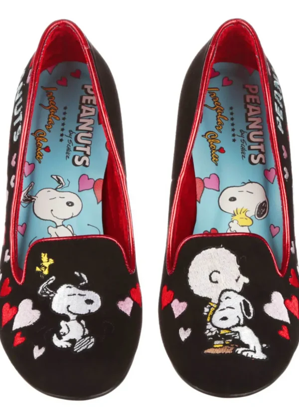 Irregular Choice x Peanuts A Boy And His Beagle Pumps Black