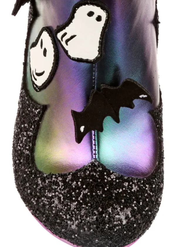 Irregular Choice x Peanuts Count Snoopy Ankle Boots Black