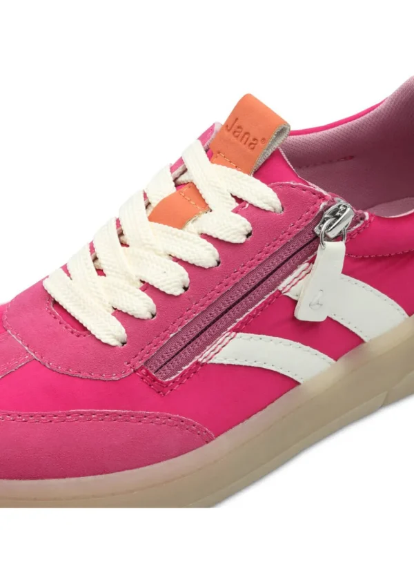 Jana Pia Vegan 70's Sneakers Fuchsia Pink