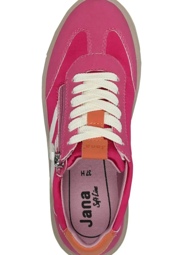 Jana Pia Vegan 70's Sneakers Fuchsia Pink