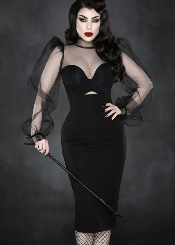 Katakomb Madame Pencil Skirt Black