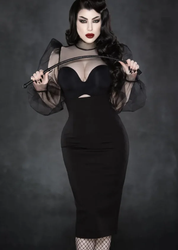 Katakomb Madame Pencil Skirt Black