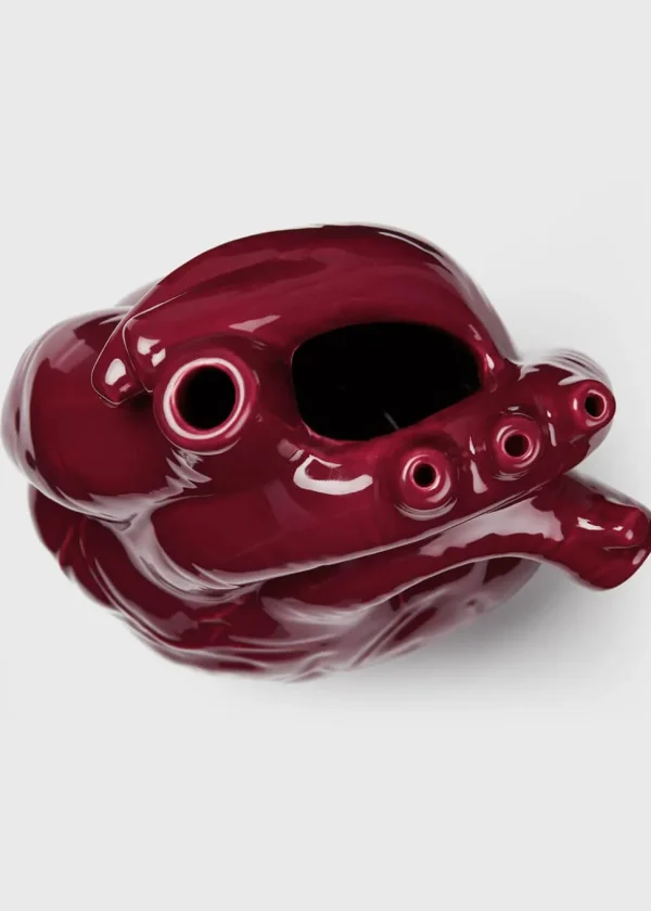 Killstar Ana-Tomic Heart Vase Red