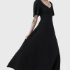 Killstar Arboraceous Night Forager Maxi Dress Black