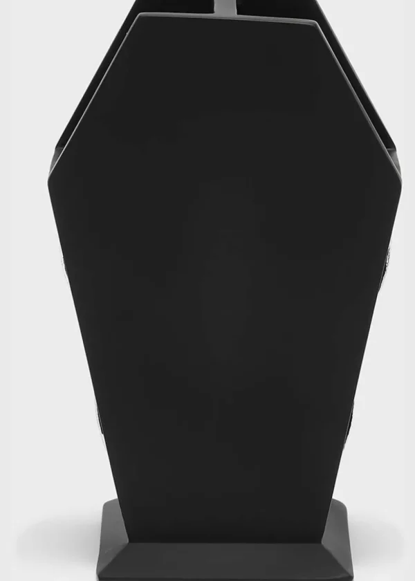 Killstar Coffin Brush Holder Black