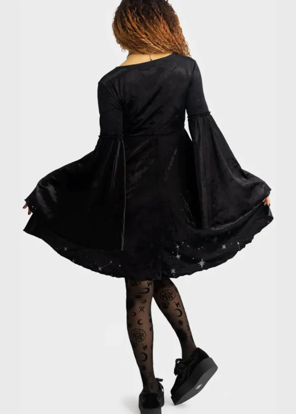 Killstar Coma Mini Dress Black