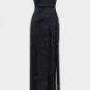 Killstar Coma Star Velvet Maxi Dress Black
