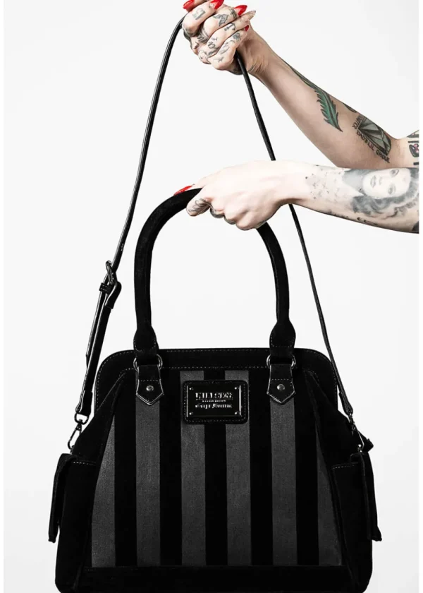 Killstar Earn Your Stripes Bag Black