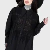 Killstar Gates Of Hell Shirt Blouse Black
