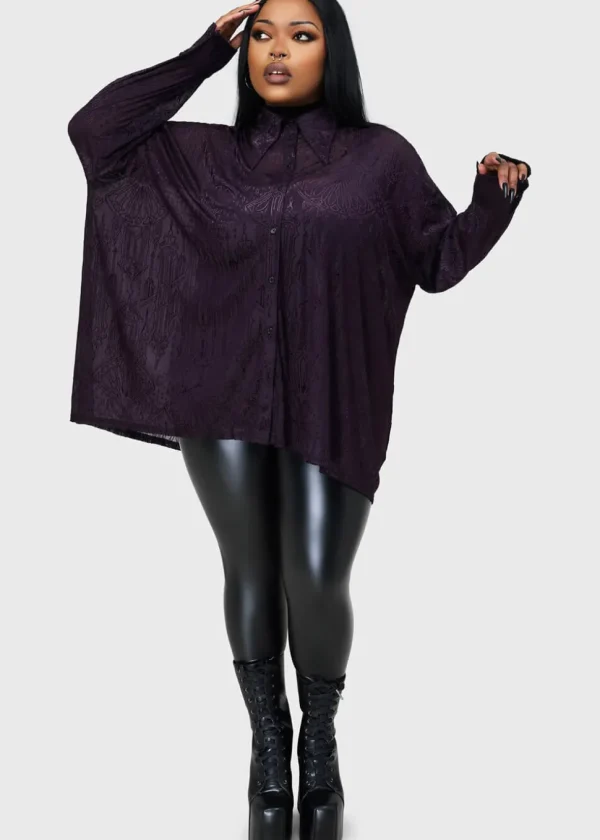 Killstar Gates Of Hell Shirt Purple