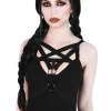 Killstar Harness Ur Power Pentagram Top Black