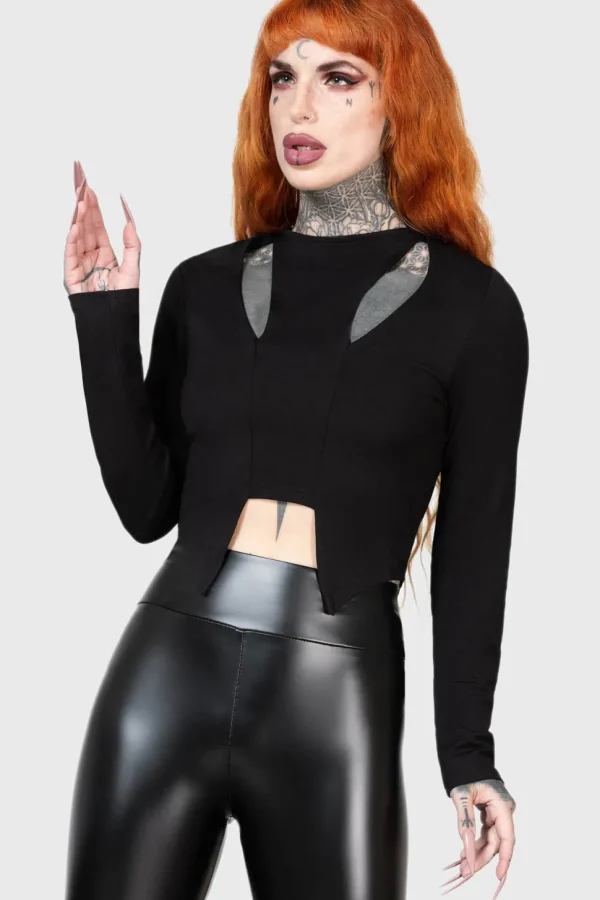 Killstar Immortal Being Top Black