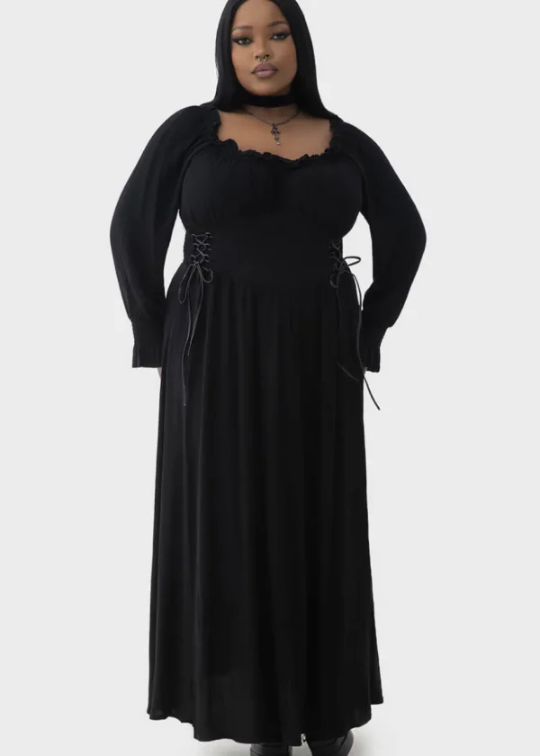 Killstar Jocaster Maxi Dress Black