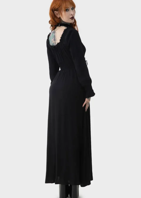 Killstar Jocaster Maxi Dress Black