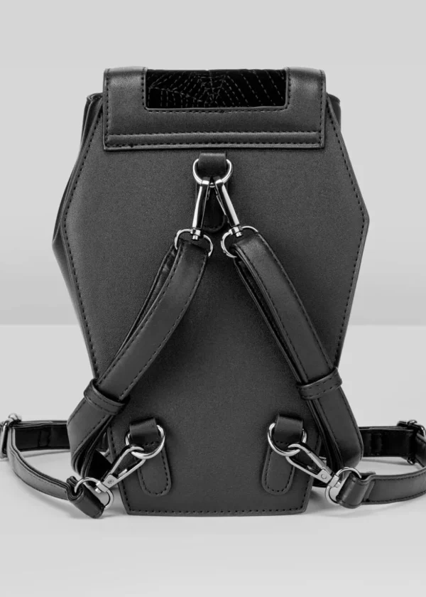 Killstar Kihilist Casket Of Sorrow Coffin Backpack Black